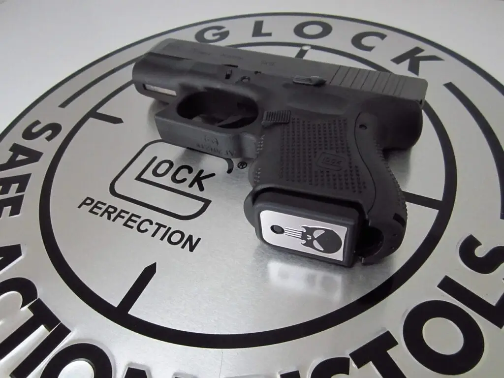 Compact Glock pistol