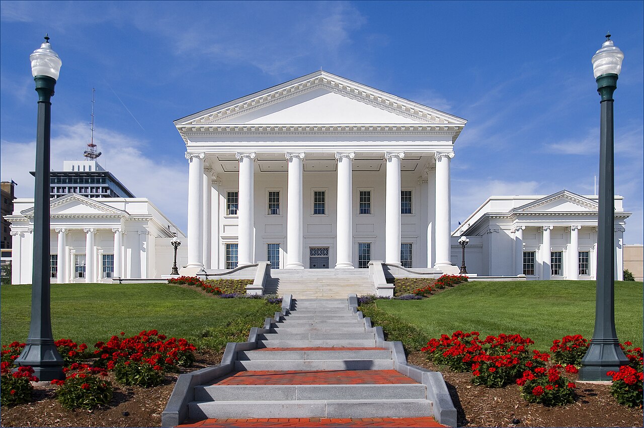The Virginia State Capitol in Richmond, where lawmakers passed the 2026 changes to Virginia concealed carry reciprocity
